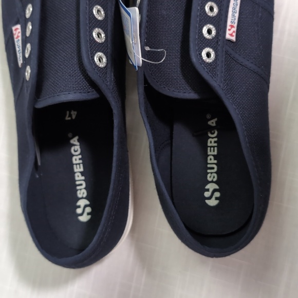Superga sneaker shoes 2750 Cotu Classic, Navy blue, men 's Size 13, NWT - Picture 8 of 12
